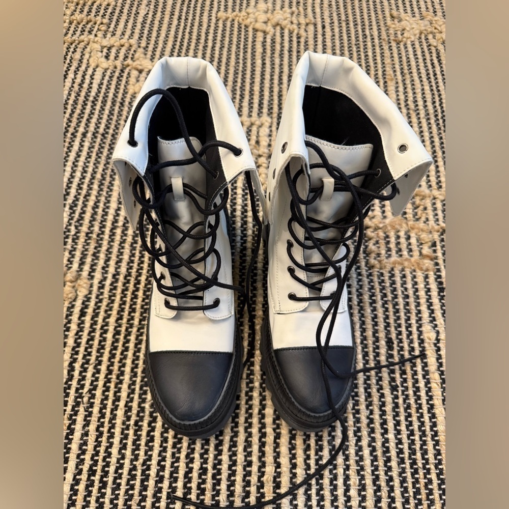 Free People Goldie Lug Sole Lace Up Boots NEW - Picture 7 of 11